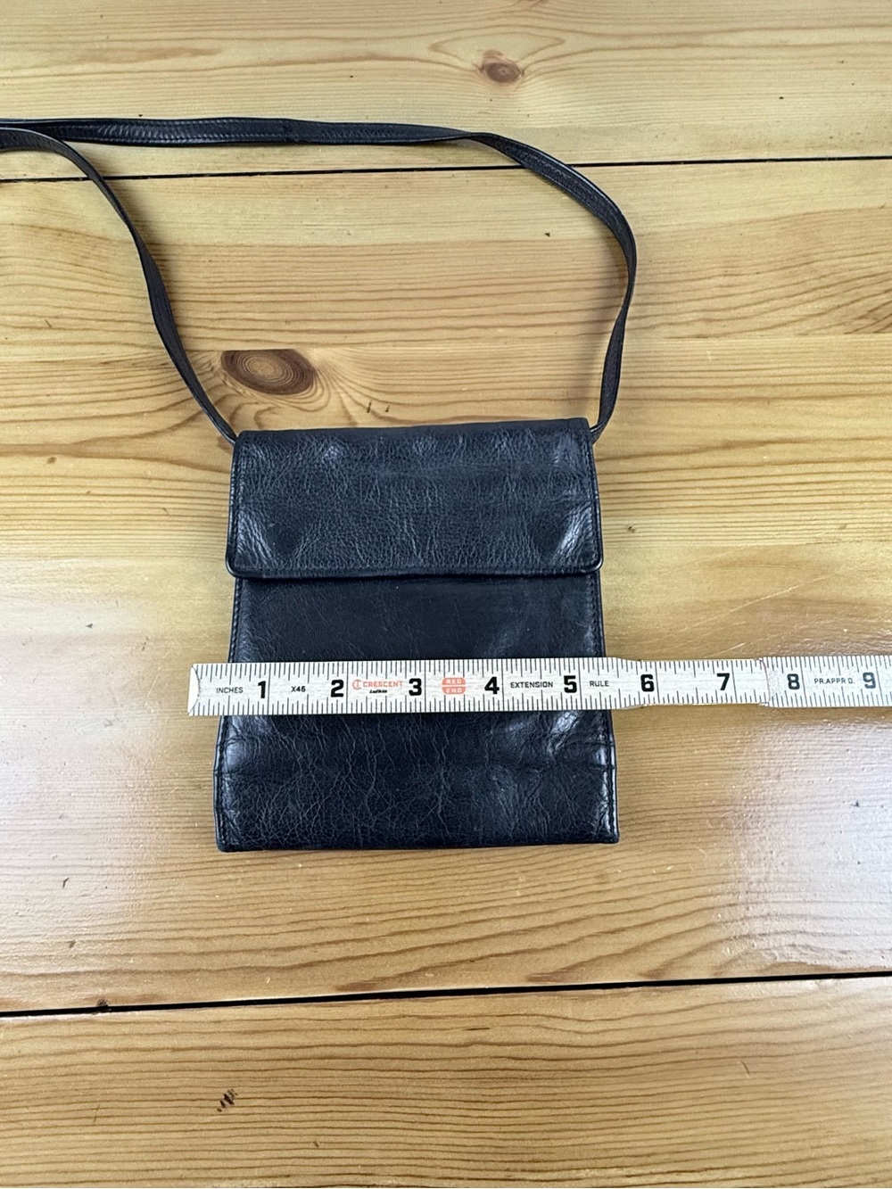 Tusk black crossbody bag travel organizer